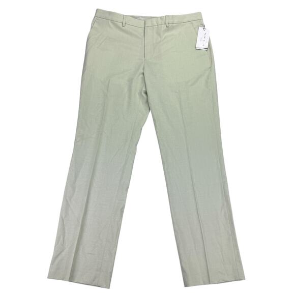 Perry Ellis Mens Modern Fit Stretch Essentials Dress Pants Sand Beige 36x32 - Picture 1 of 4